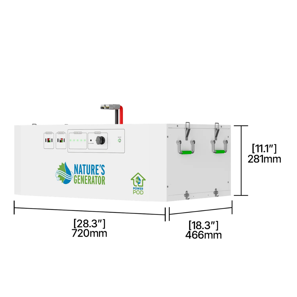 Nature's Generator Powerhouse Whole Home Solar Generator with 410W Solar Panels
