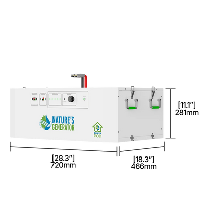 Nature's Generator Powerhouse Whole Home Solar Generator with 410W Solar Panels