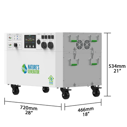 Nature's Generator Powerhouse Whole Home Solar Generator with 410W Solar Panels