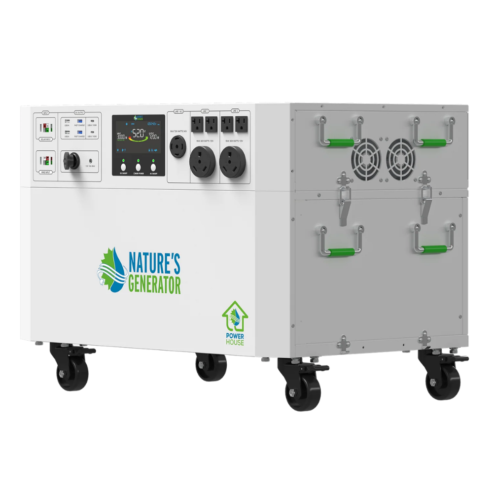 Nature's Generator Powerhouse Whole Home Solar Generator with 410W Solar Panels