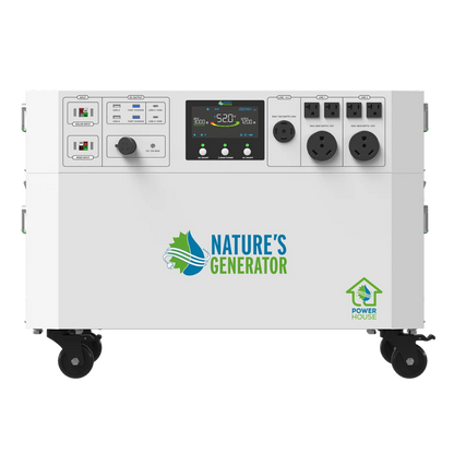 Nature's Generator Powerhouse Whole Home Solar Generator with 410W Solar Panels