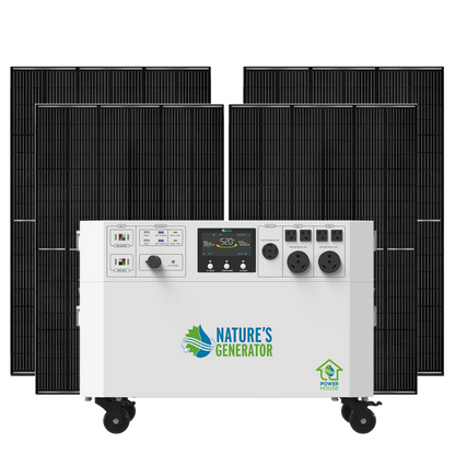 Nature's Generator Powerhouse Whole Home Solar Generator with 410W Solar Panels