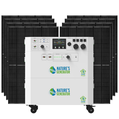 Nature's Generator Powerhouse Whole Home Solar Generator with 410W Solar Panels