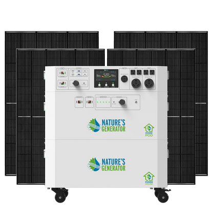 Nature's Generator Powerhouse Whole Home Solar Generator with 410W Solar Panels