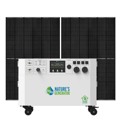 Nature's Generator Powerhouse Whole Home Solar Generator with 410W Solar Panels