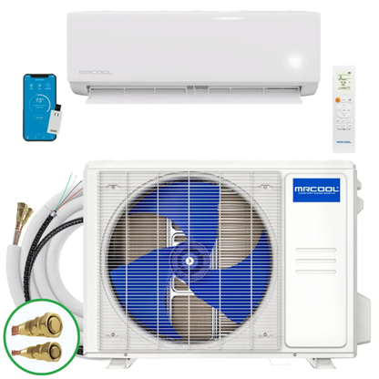 MRCOOL DIY Select 9,000 BTU Single Zone Mini Split System 115V with 11.5 ft. Quick Connect Line Set