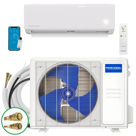 MRCOOL DIY Select 9,000 BTU Single Zone Mini Split System 115V with 11.5 ft. Quick Connect Line Set