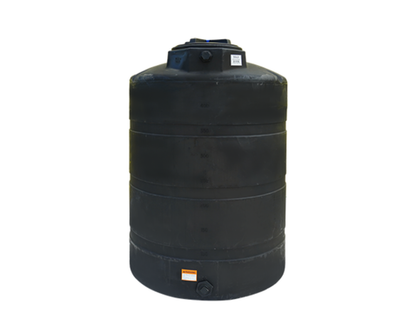 Norwesco 500 Gallon Above-Ground Vertical Water Tank - Black