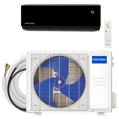 MRCOOL DIY Select 9K BTU 115V Mini Split System with Black Air Handler and 11.5 ft Line Set