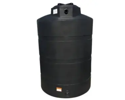 Norwesco 1000 Gallon Above-Ground Vertical Water Tank - Black