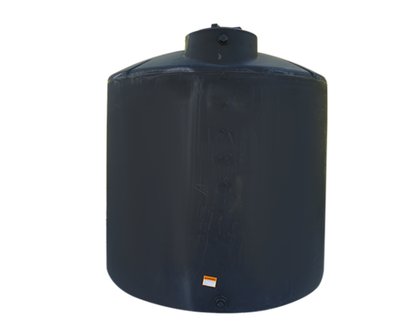 Norwesco 2100 Gallon Above-Ground Vertical Water Tank - Black