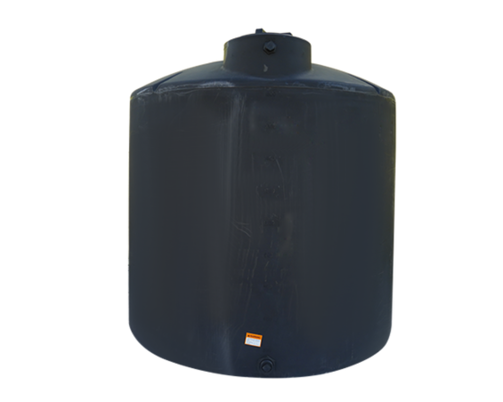 Norwesco 2500 Gallon Above-Ground Vertical Water Tank - Black