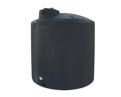 Norwesco 2100 Gallon Above-Ground Vertical Water Tank - Black