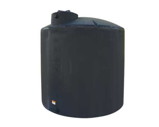 Norwesco 2100 Gallon Above-Ground Vertical Water Tank - Black