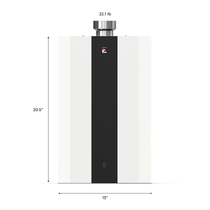 Eccotemp SmartHome Indoor 4.0 GPM Natural Gas Tankless Water Heater, SH12-A Series