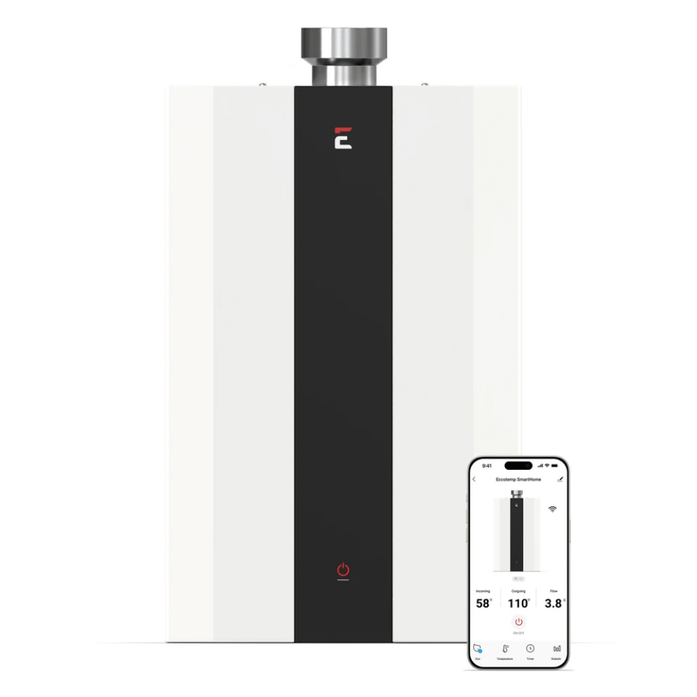 Eccotemp SmartHome Indoor 4.0 GPM Natural Gas Tankless Water Heater, SH12-A Series