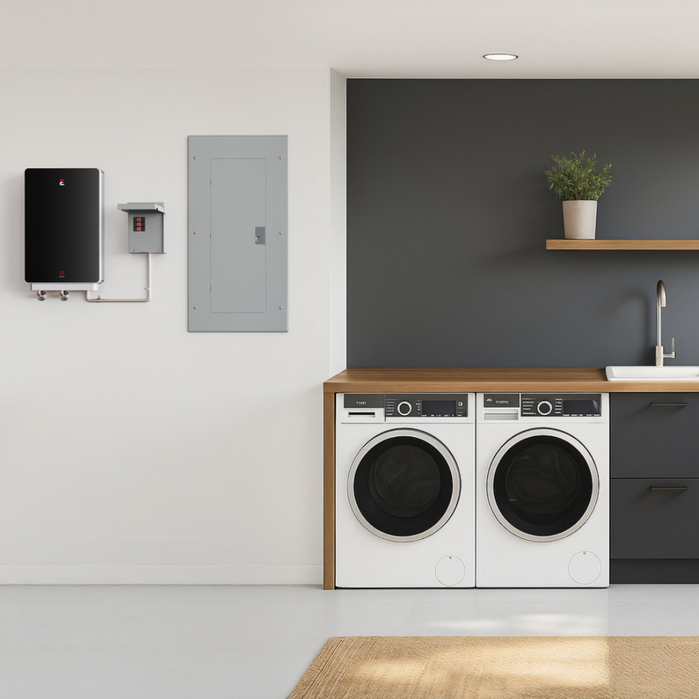 Eccotemp SmartHome Adjustable 11–27kW Electric Tankless Water Heater
