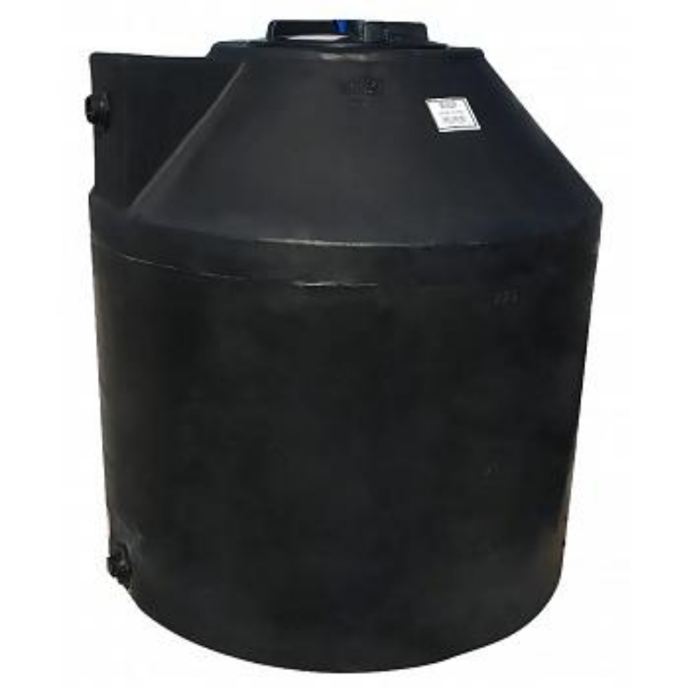 Norwesco 305 Gallon Above-Ground Vertical Water Tank - Black