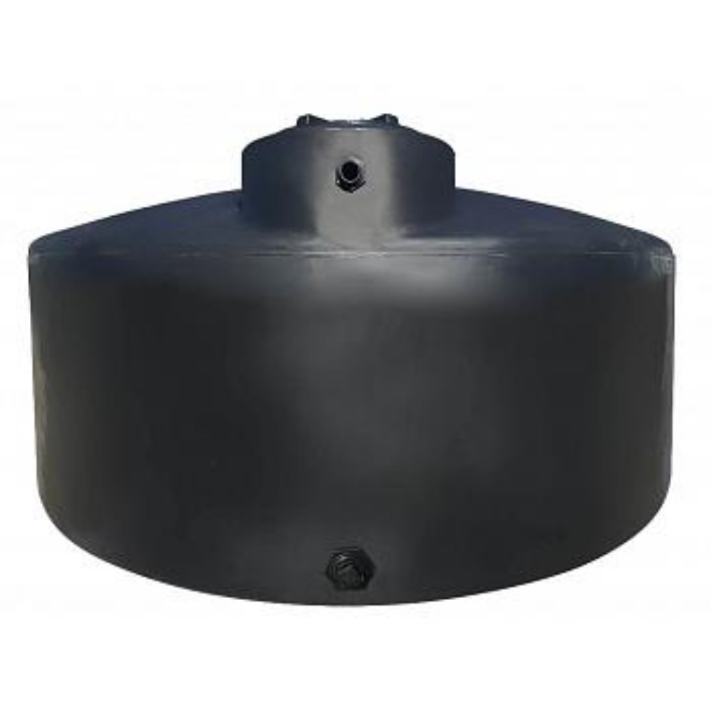 Norwesco 1550 Gallon Above-Ground Vertical Water Tank - Black