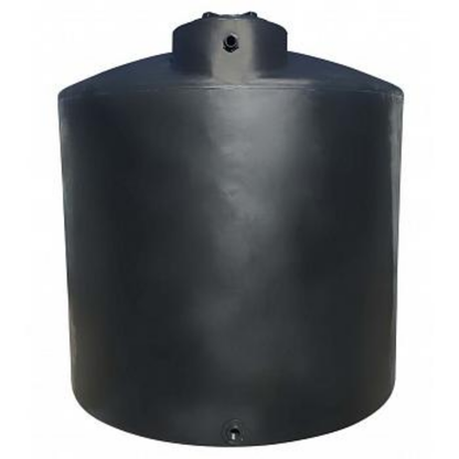 Norwesco 2100 Gallon Above-Ground Vertical Water Tank - Black