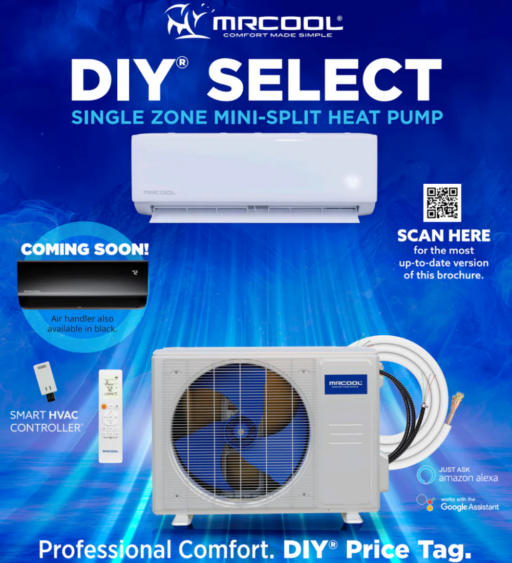 MRCOOL DIY Select 24K BTU Single Zone Mini Split System 230V with 11.5 ft. Quick Connect Line Set