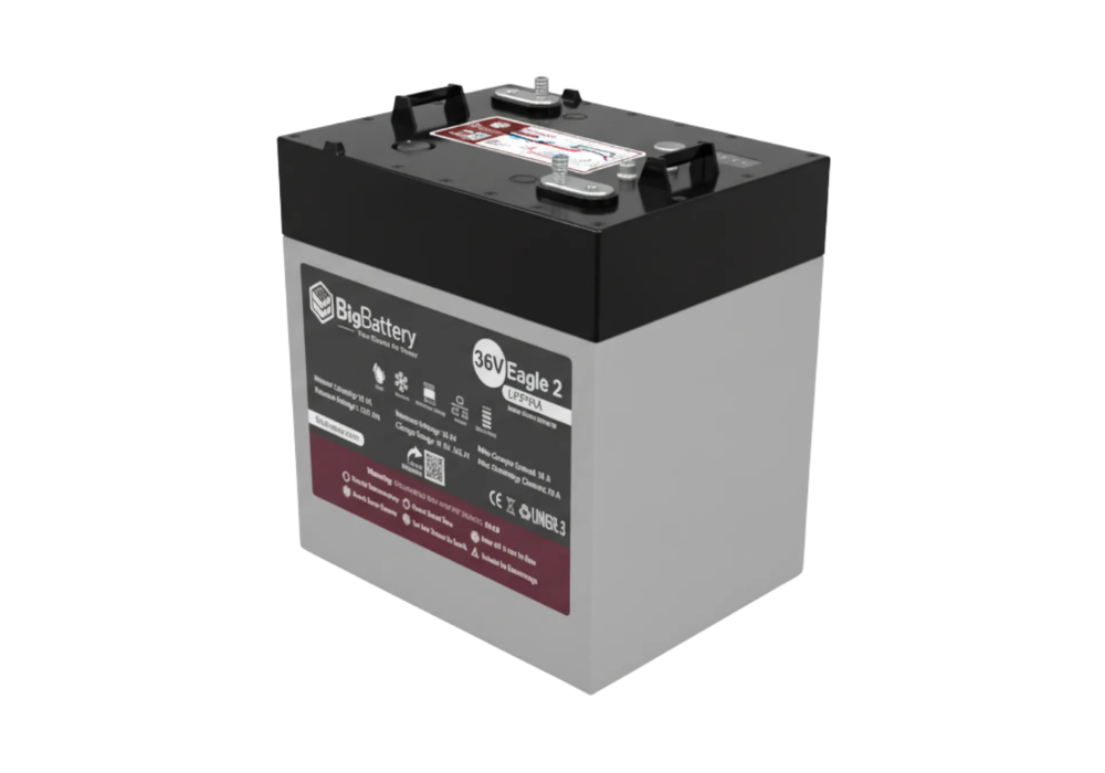 BigBattery 36V EAGLE 2 40Ah 1.54kWh LiFePO4 Battery with Heater and CANBus