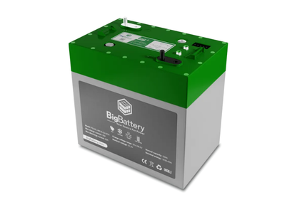 BigBattery 48V EAGLE 2 32Ah 1.63kWh LiFePO4 Golf and Utility Cart Battery