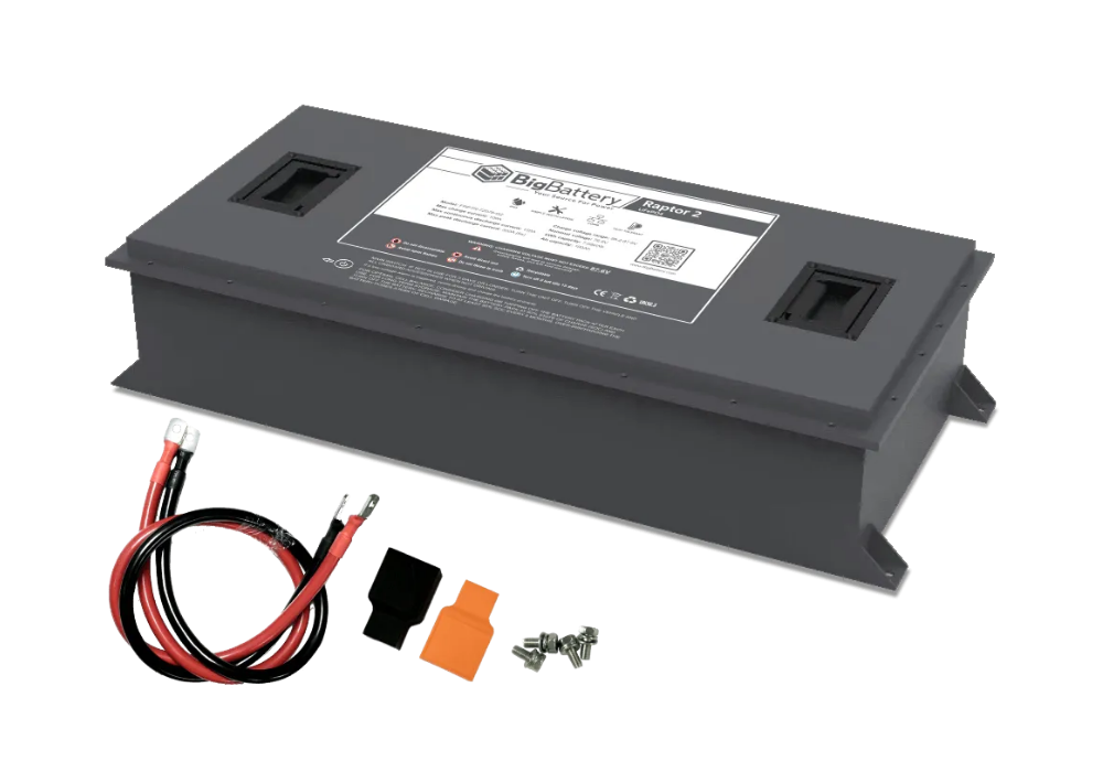 BigBattery 72V RAPTOR 2 100Ah 7.68kWh LiFePO4 Battery