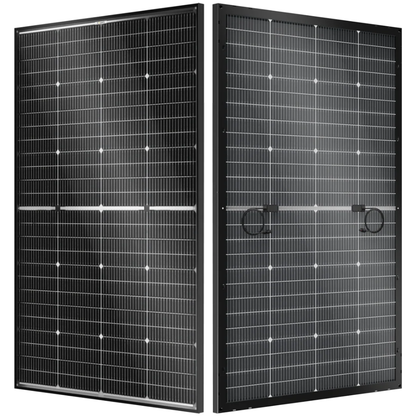 BougeRV N-Type 12V/24V 200 Watt Bifacial 16BB Solar Panel