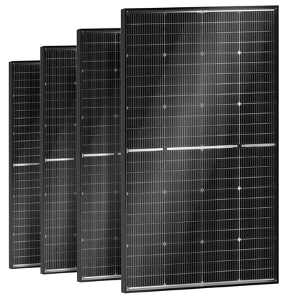 BougeRV N-Type 12V/24V 200 Watt Bifacial 16BB Solar Panel