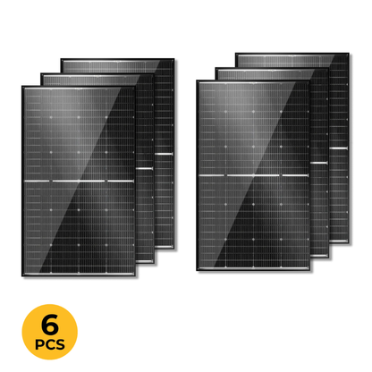 BougeRV N-Type 12V/24V 200 Watt Bifacial 16BB Solar Panel