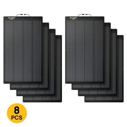 BougeRV Arch 2.0 200W N-Type Fiberglass Flexible Solar Panel