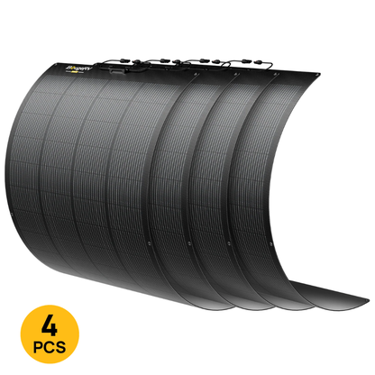 BougeRV Arch 2.0 200W N-Type Fiberglass Flexible Solar Panel