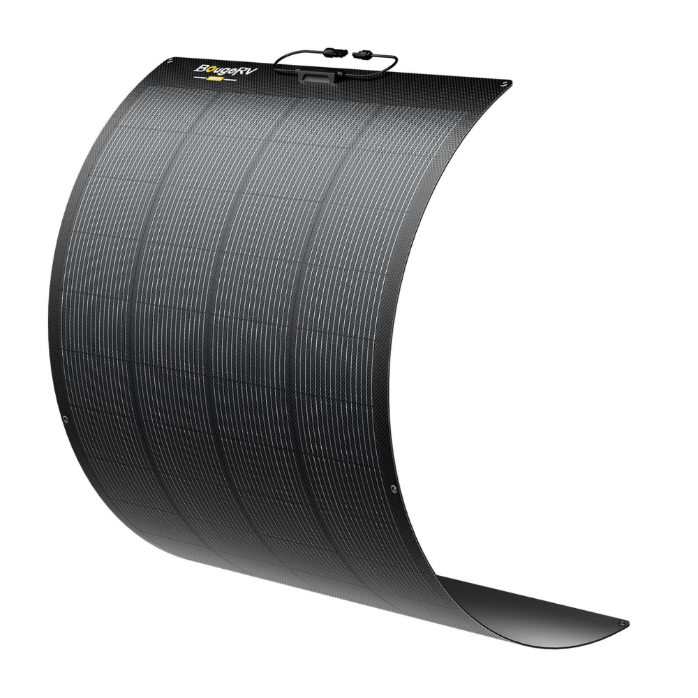 BougeRV Arch 2.0 200W N-Type Fiberglass Flexible Solar Panel