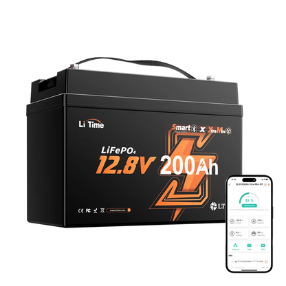 LiTime 12V 200Ah Xtra Mini Group 31 Bluetooth Lithium Battery for RV, Camping & Off-Grid