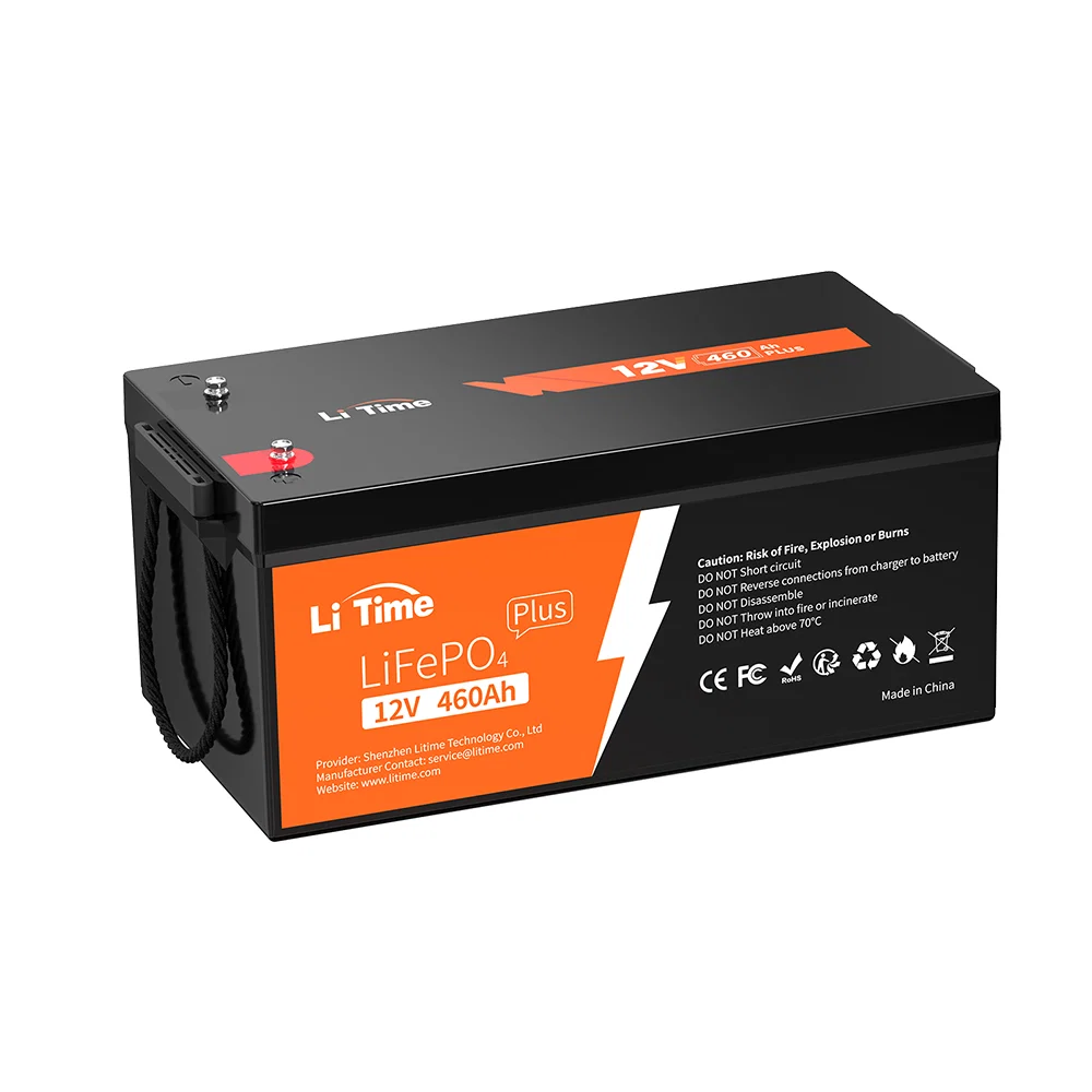 LiTime 12V 460Ah LiFePO4 Lithium Group 8D Battery for RV and Off-Grid