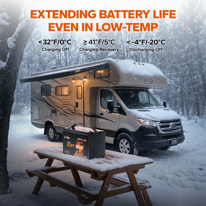 LiTime 12V 165Ah Bluetooth LiFePO4 Lithium Battery