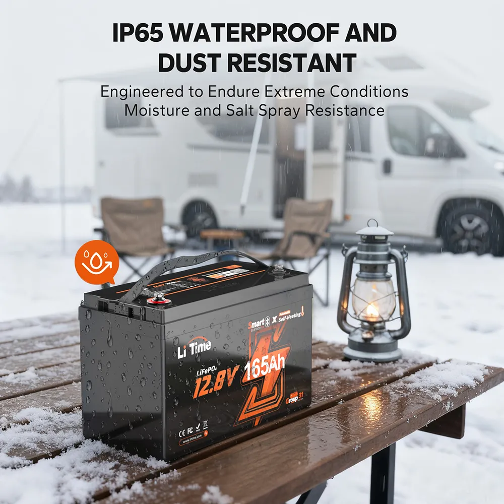 LiTime 12V 230Ah Bluetooth LiFePO4 Lithium Battery with Low-Temp Protection