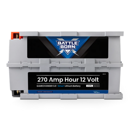 Battle Born 270Ah 12V GC3 LiFePO4 Deep Cycle Battery