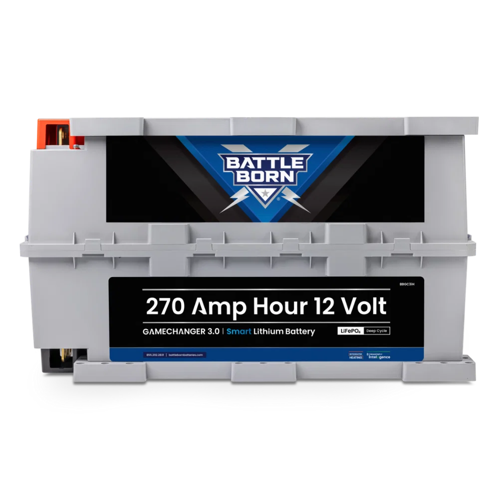 Battle Born 270Ah 12V GC3 LiFePO4 Deep Cycle Battery