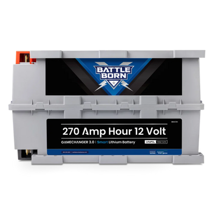 Battle Born 270Ah 12V GC3 LiFePO4 Deep Cycle Battery