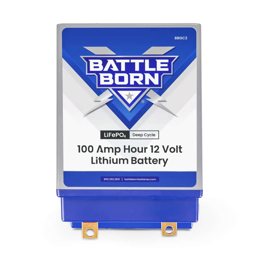 Battle Born 100Ah 12V GC2 LiFePO4 Deep Cycle Battery