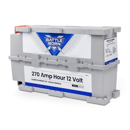 Battle Born 270Ah 12V GC3 LiFePO4 Deep Cycle Battery