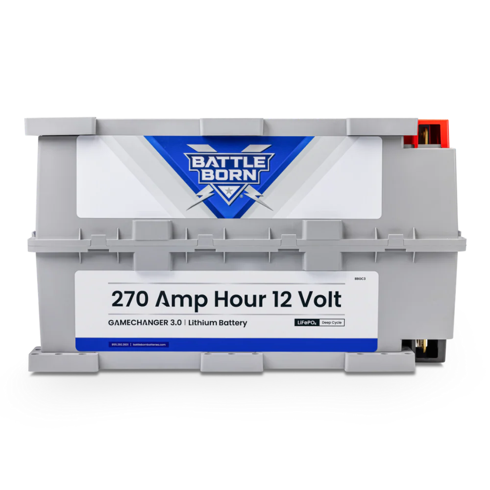 Battle Born 270Ah 12V GC3 LiFePO4 Deep Cycle Battery