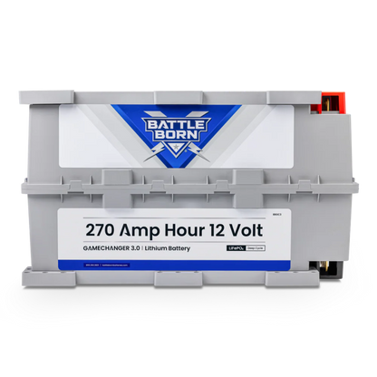 Battle Born 270Ah 12V GC3 LiFePO4 Deep Cycle Battery