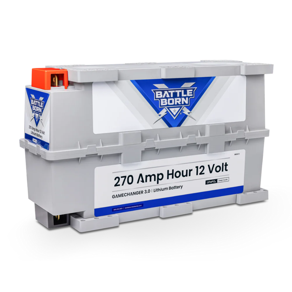 Battle Born 270Ah 12V GC3 LiFePO4 Deep Cycle Battery