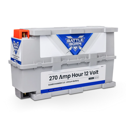 Battle Born 270Ah 12V GC3 LiFePO4 Deep Cycle Battery