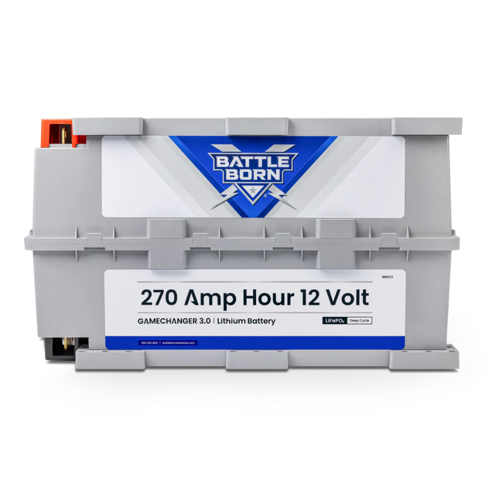 Battle Born 270Ah 12V GC3 LiFePO4 Deep Cycle Battery