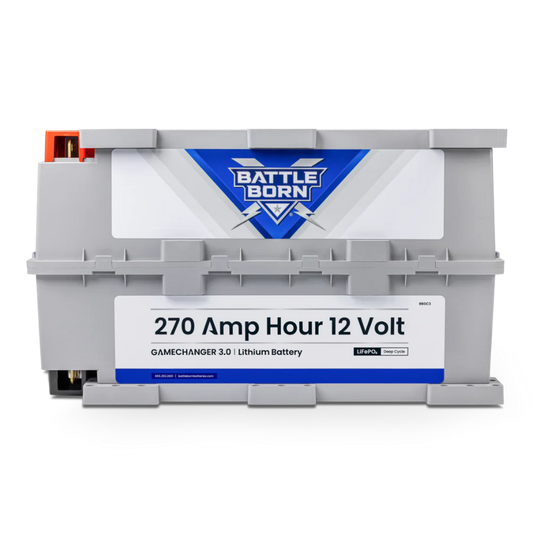 Battle Born 270Ah 12V GC3 LiFePO4 Deep Cycle Battery