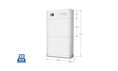 BigBattery ETHOS 48V 10.24kWh LiFePO4 Home Battery Backup – 2 Module | K0948